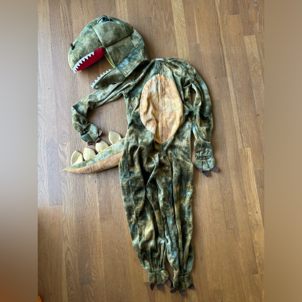 Pottery Barn Kids Dinosaur Costume - Green and Brown